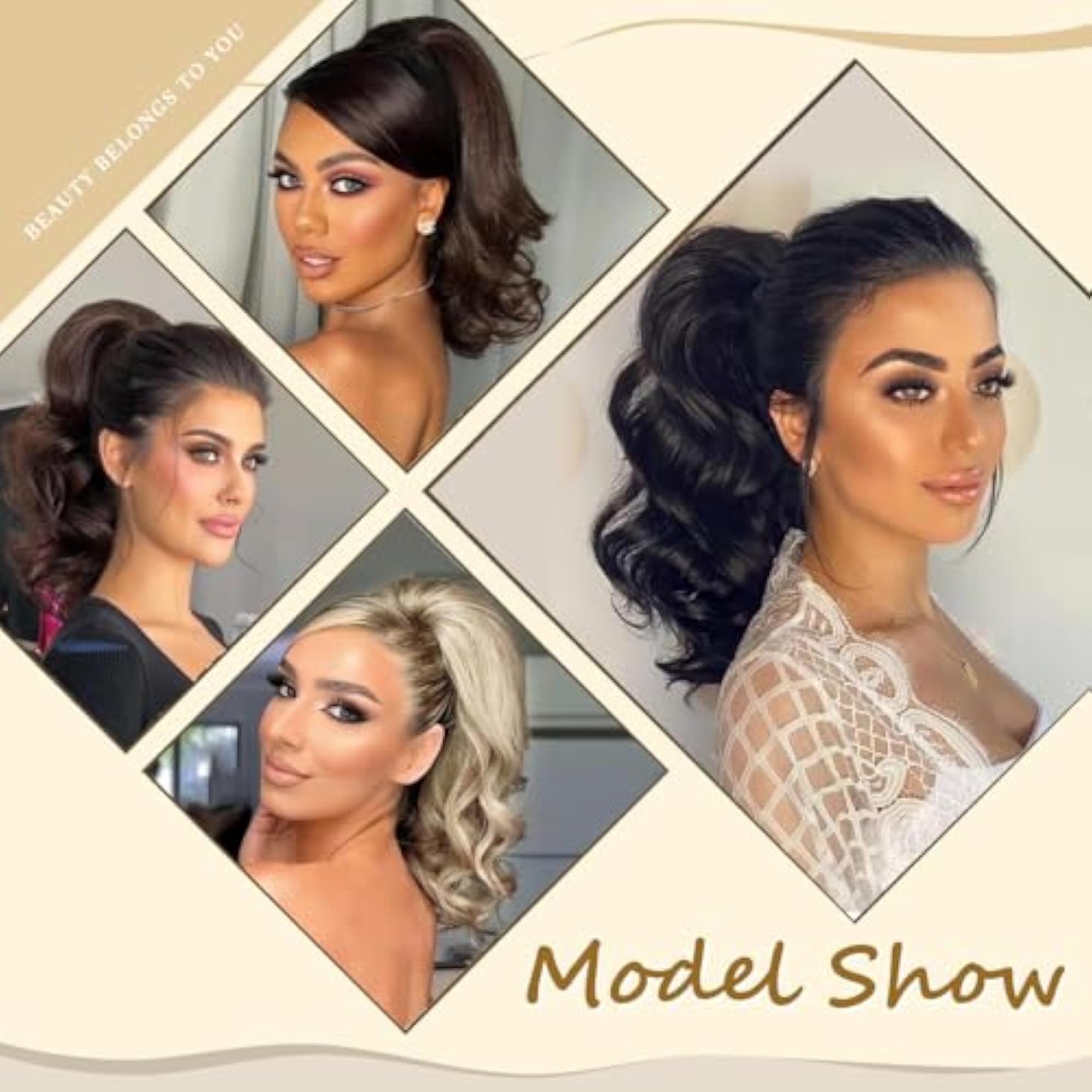 Claw Hair Extension 12 Inch Short Wavy Ponytail